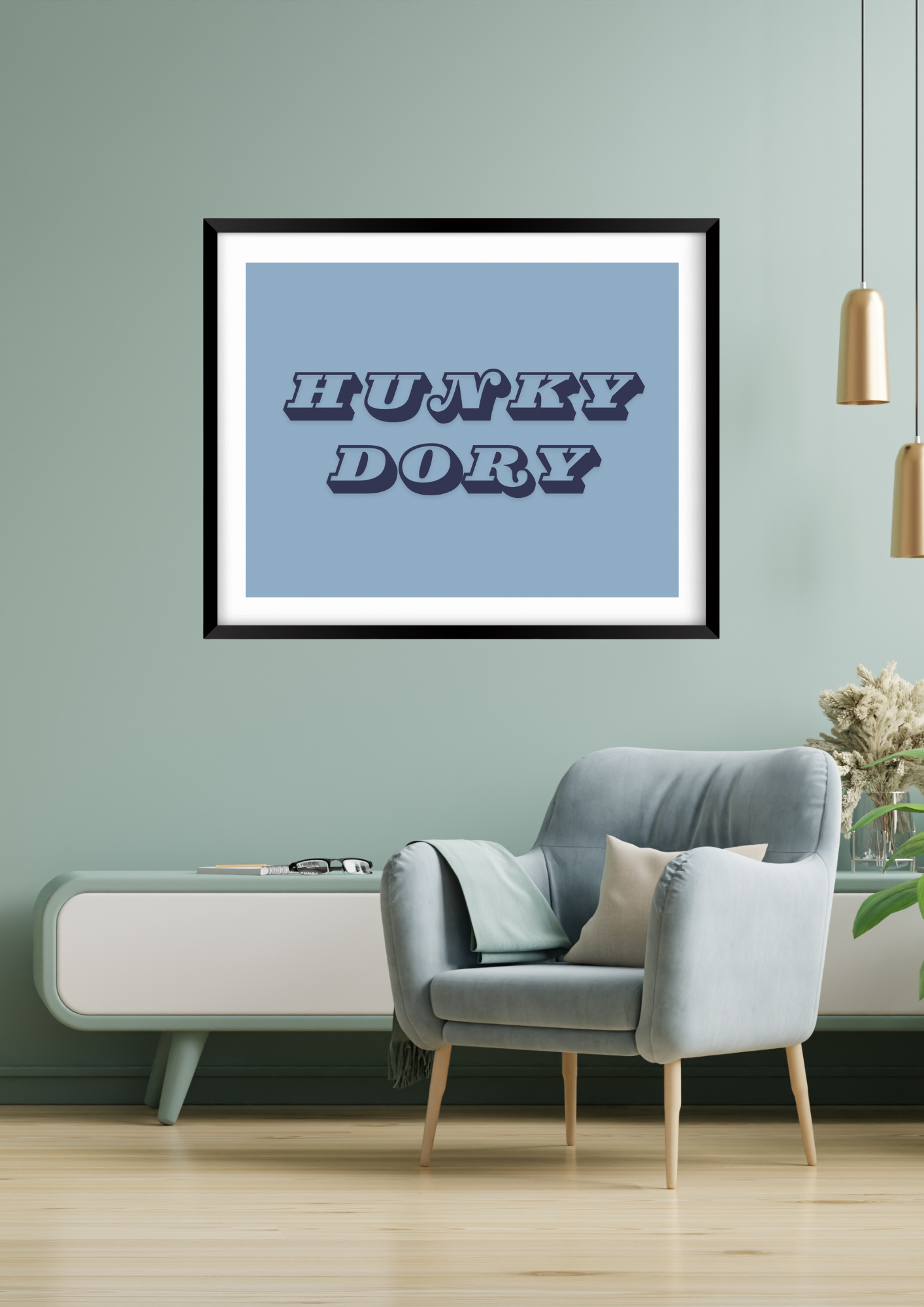 Hunky Dory Wall Print