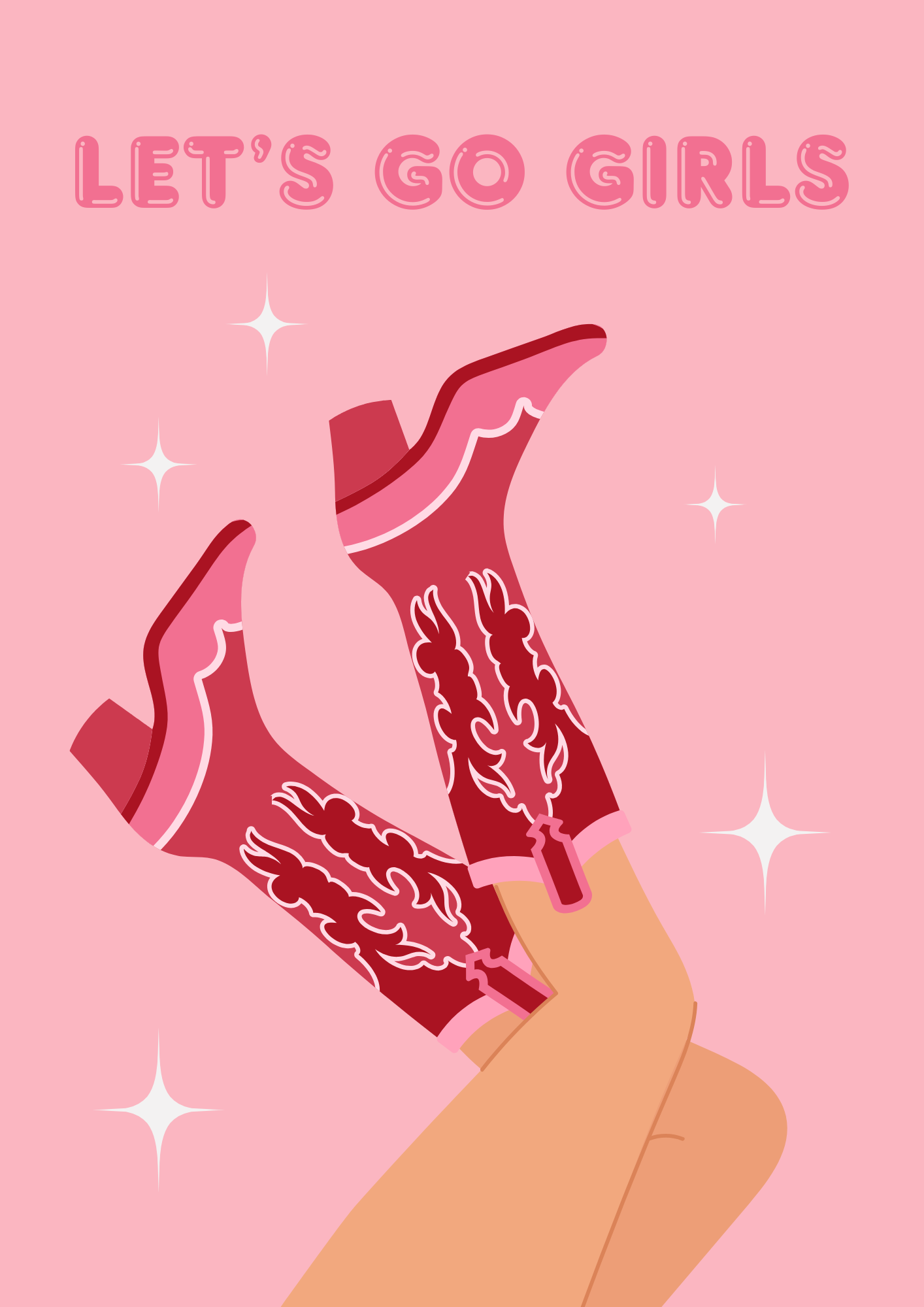 Let’s Go Girls Print