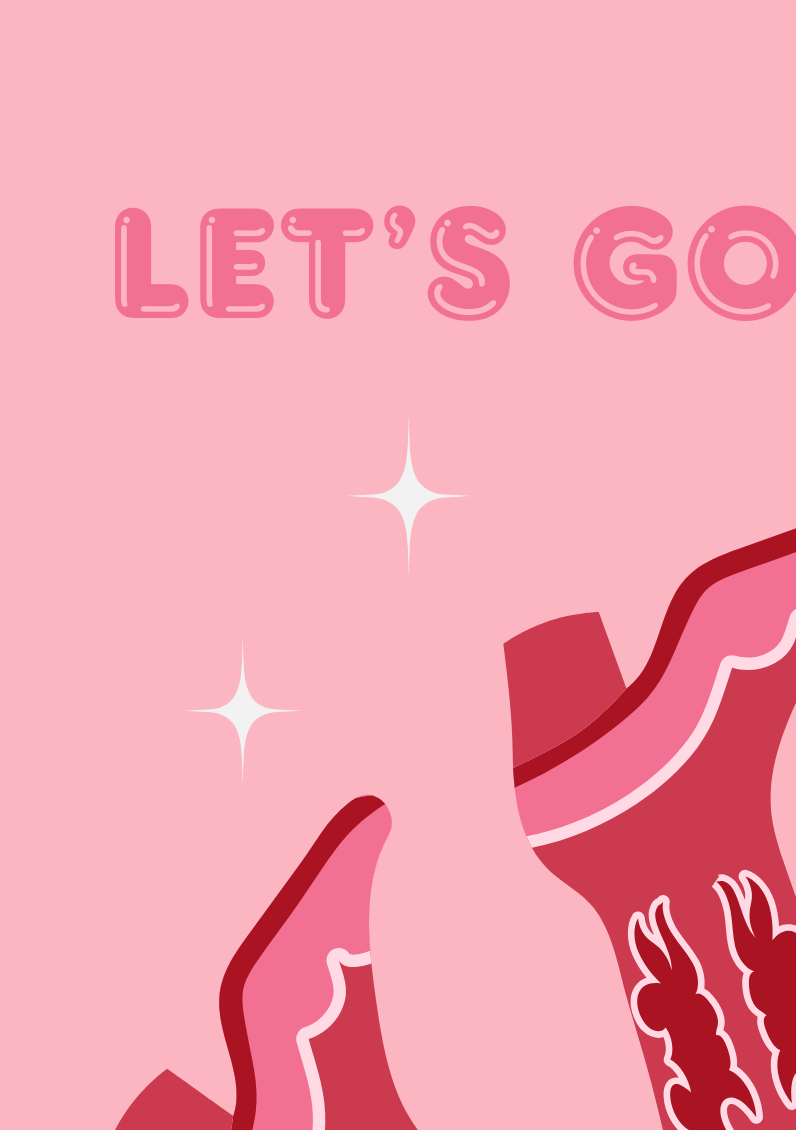 Let’s Go Girls Print