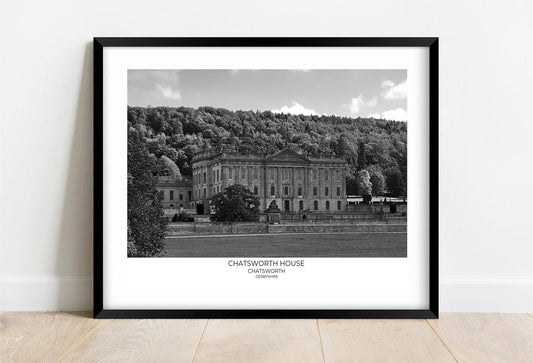 Chatsworth House, Derbyshire, Wall Print