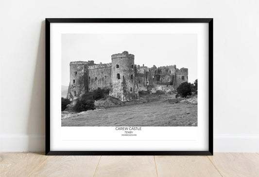 Carew Castle, Tenby, Pembrokeshire, Photography Print