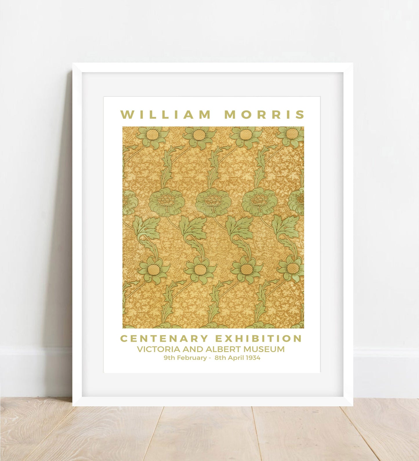William Morris 'Kennet' Art Nouveau Floral Print - V&A Museum