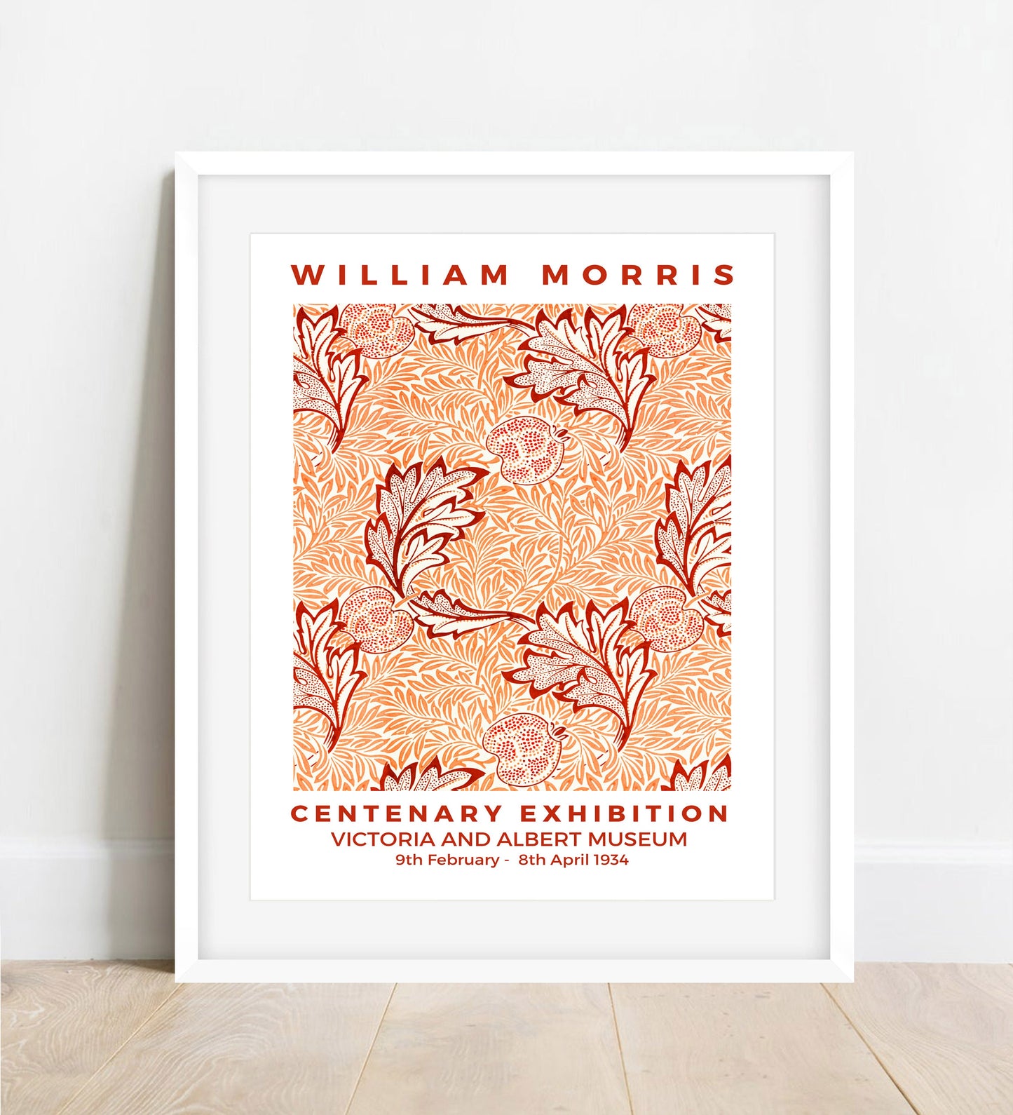 William Morris Apple Print: Art Nouveau Floral Home Decor