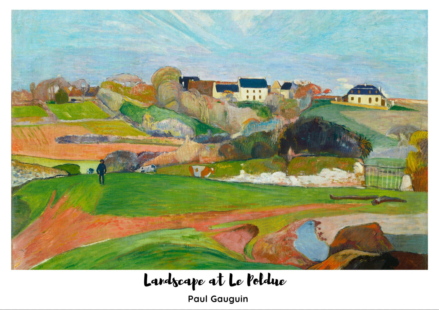 Gauguin Landscape Art Print: French Post-Impressionist Wall Decor