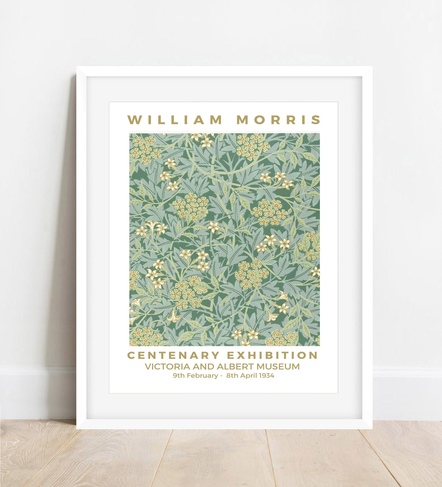 William Morris 'Jasmine' Art Nouveau Floral Print - Victoria & Albert Museum