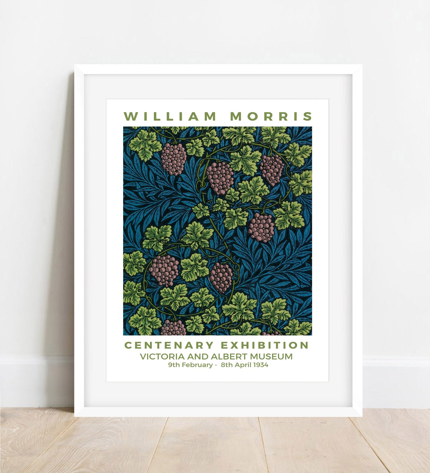 William Morris 'Vine' Art Nouveau Exhibition Poster