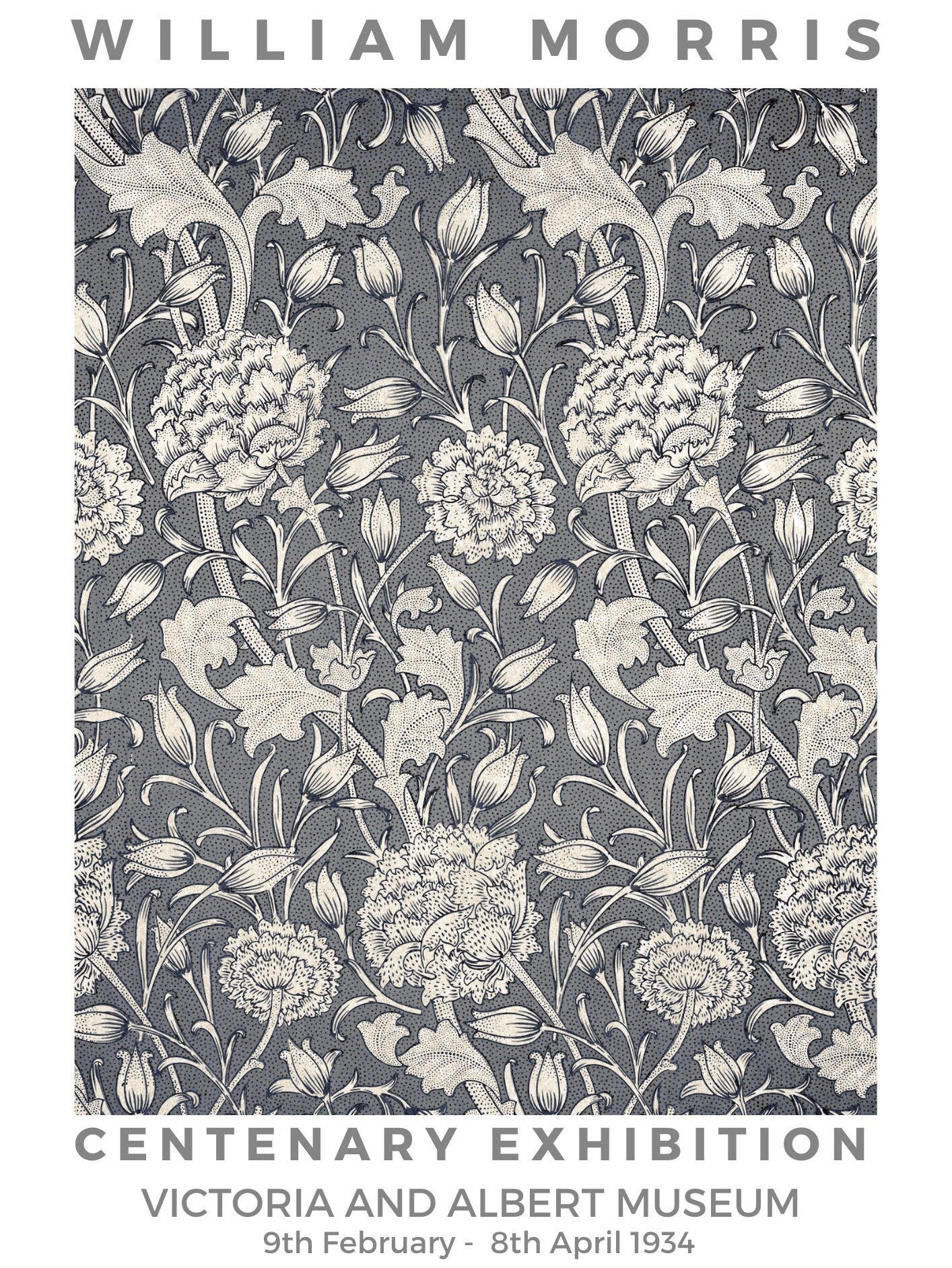 William Morris Wild Tulip Print: Art Nouveau Floral Wall Art