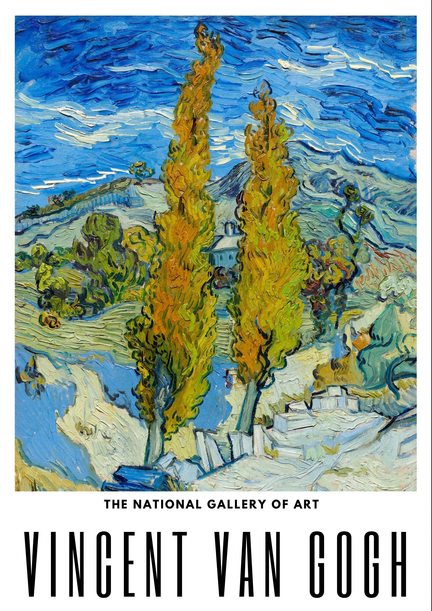 Eclectic Gallery Wall Art Prints: Van Gogh, Klimt, Japanese Art