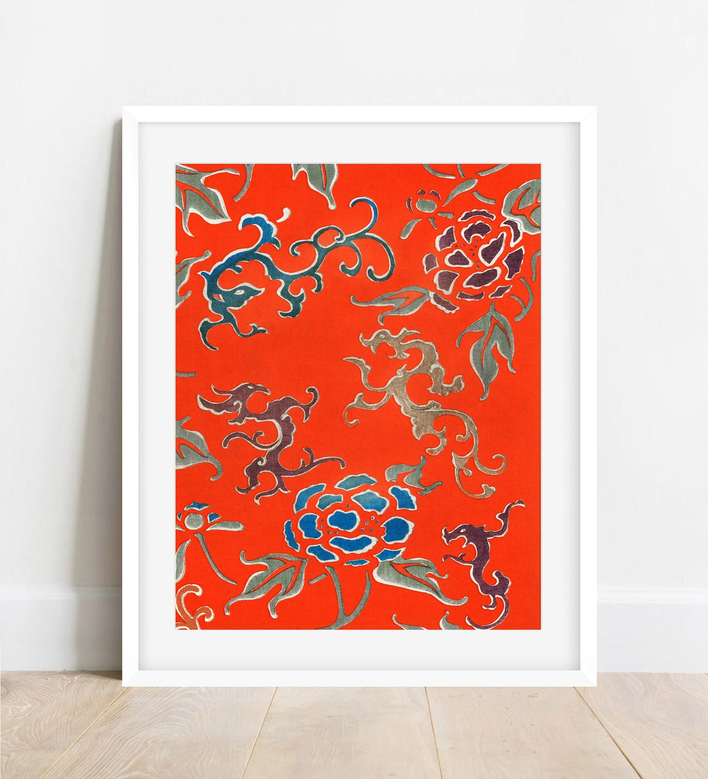 Watanabe Seitei Japanese Floral Art Print: Vintage Japan Illustration