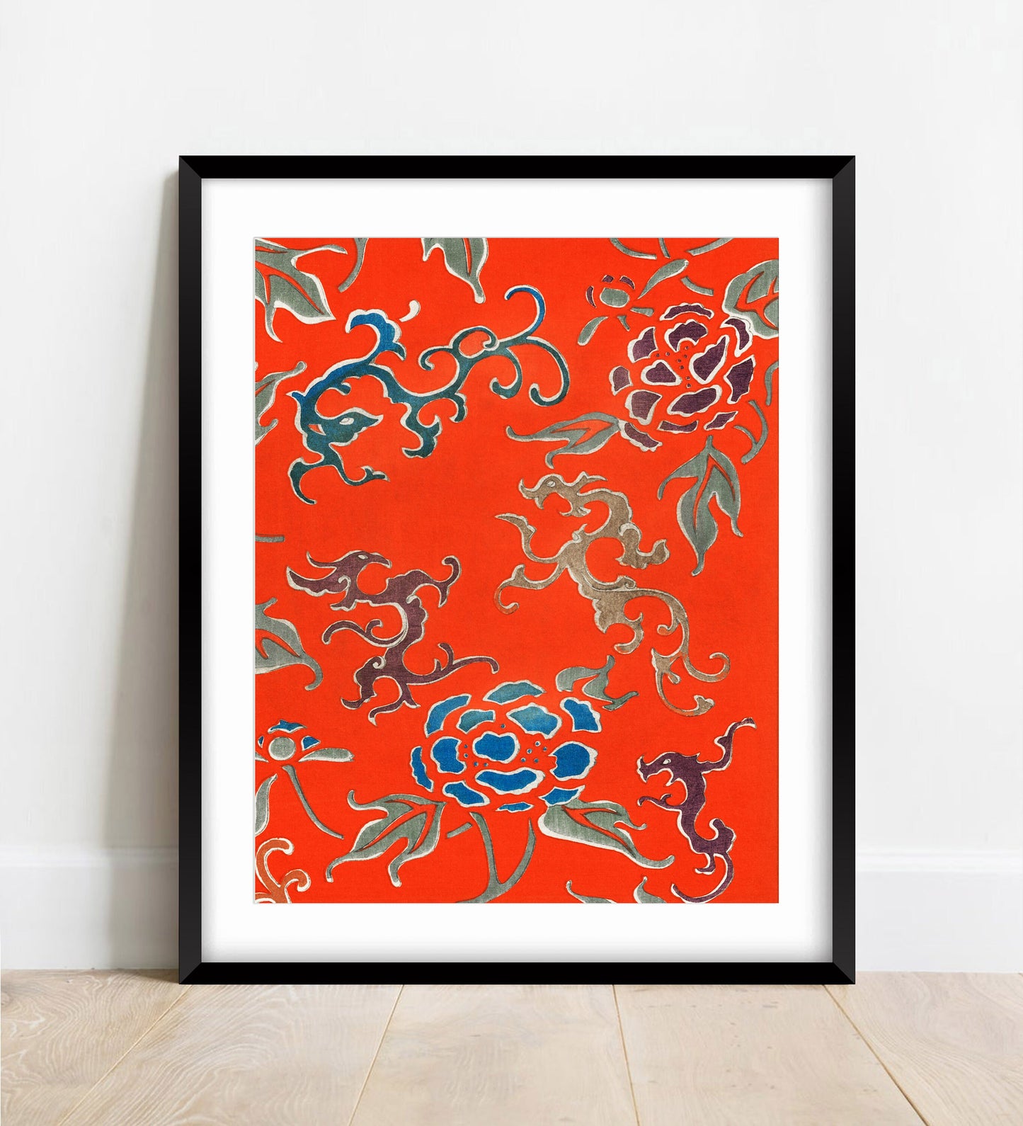 Watanabe Seitei Japanese Floral Art Print: Vintage Japan Illustration