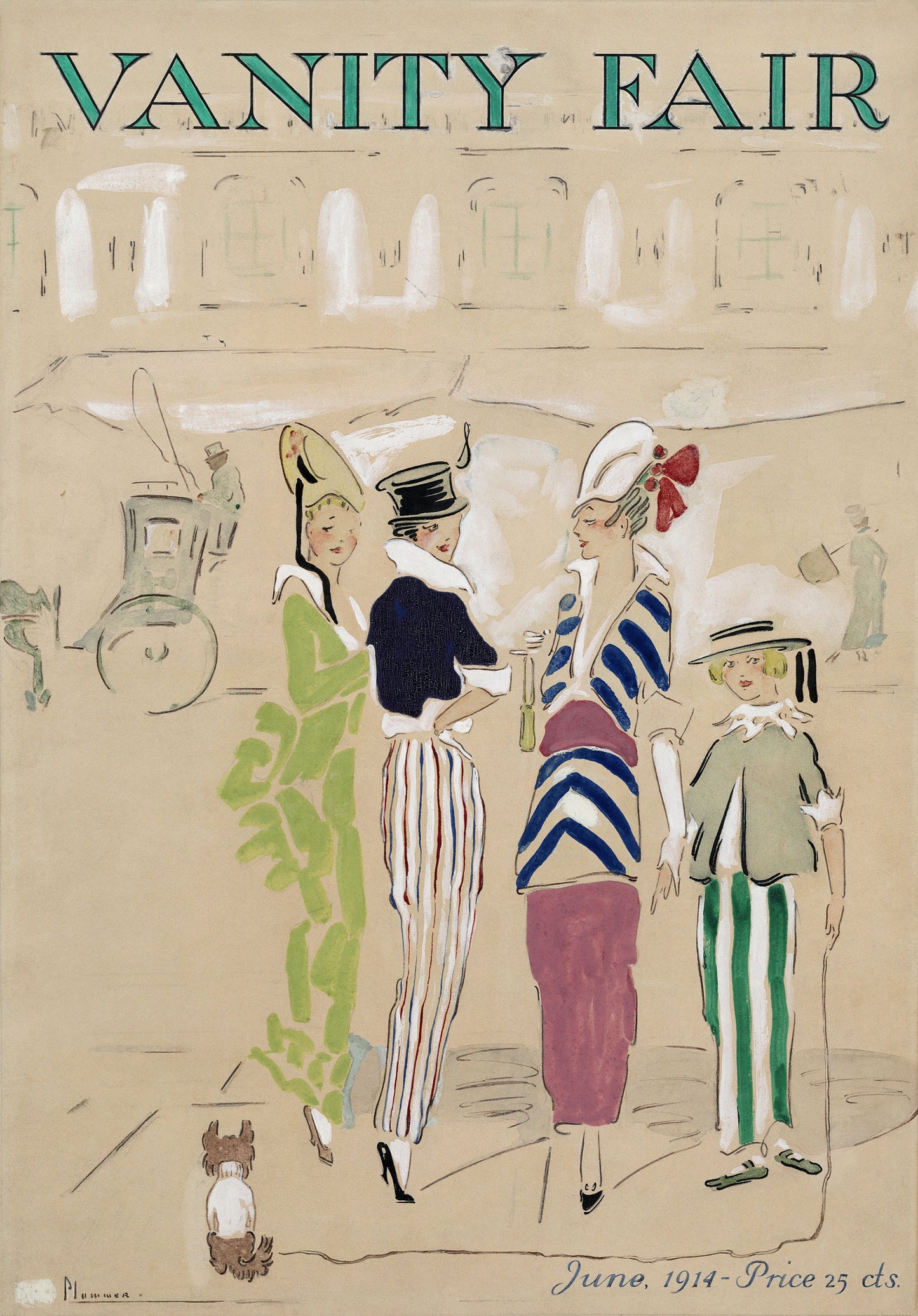 Eclectic Gallery Wall Art Prints: Vanity Fair, Degas, Morris (Unframed)