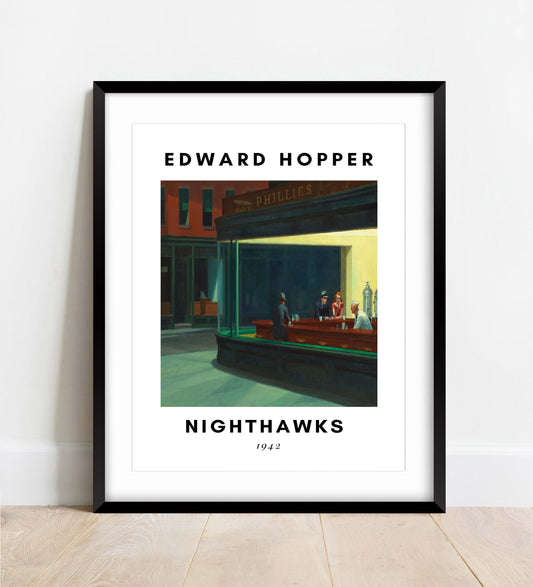 Nighthawks Print, Edward Hopper