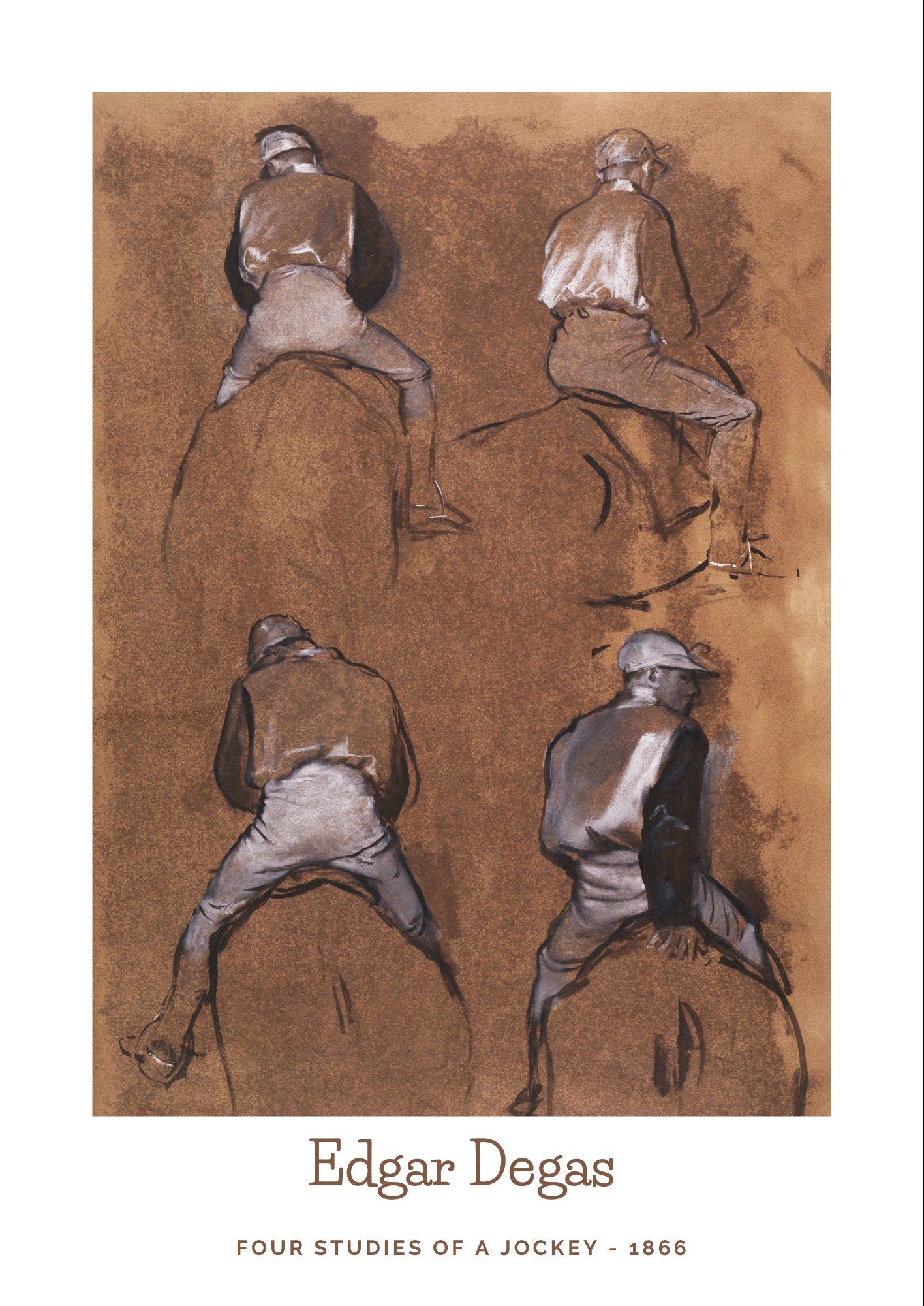 Antique Horse Print Set: Equestrian Gallery Wall Art