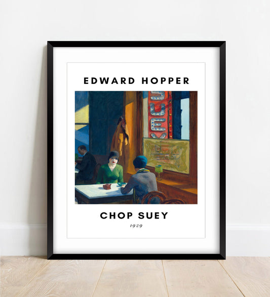 Edward Hopper, Chop Suey Print