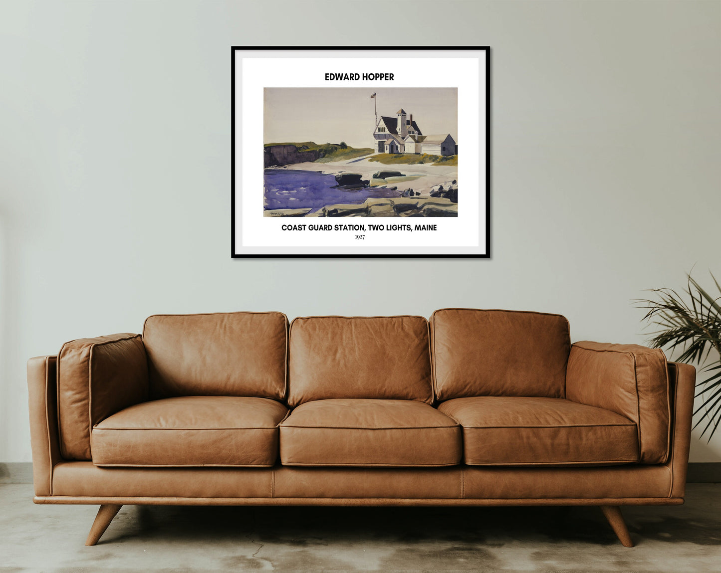 Edward Hopper Art Print: Coast Guard Station, Maine - American Realism