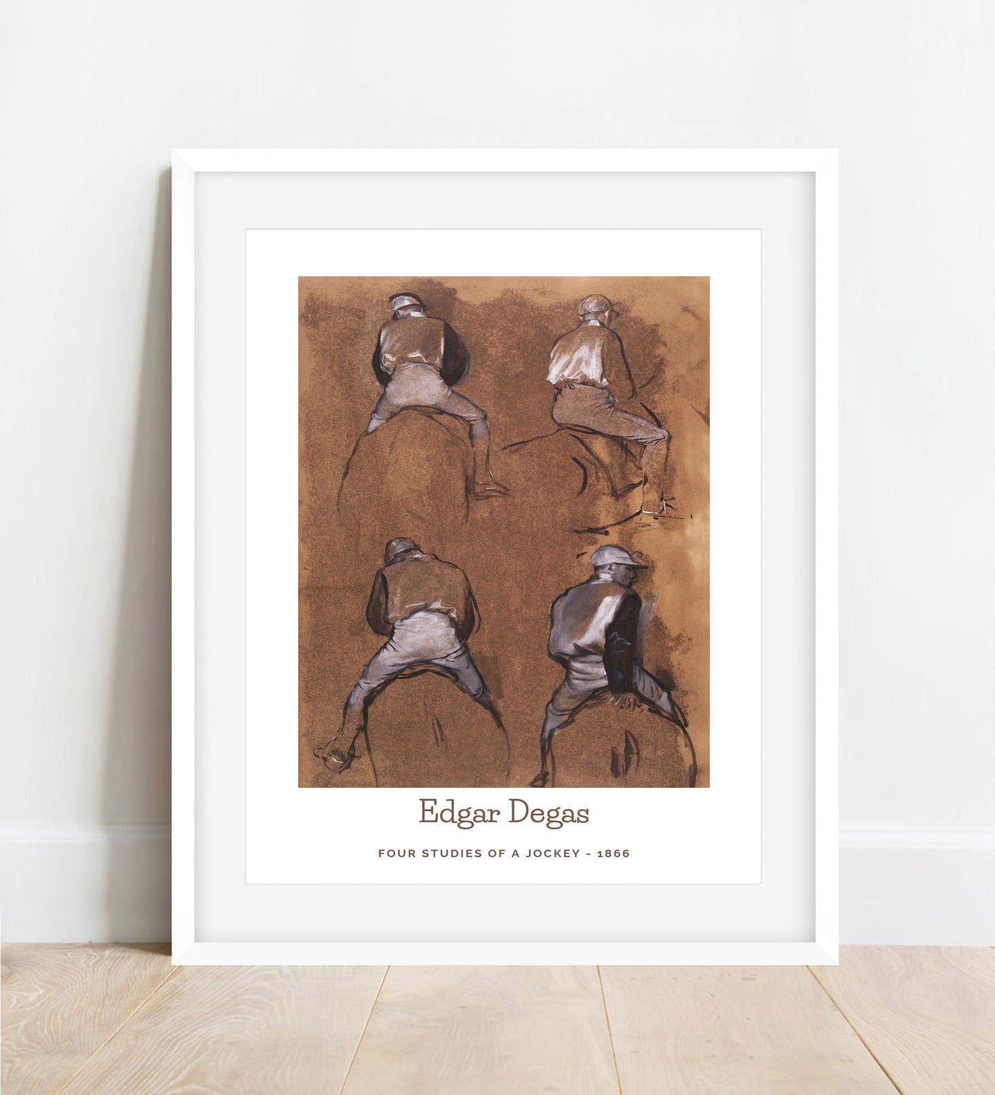 Edgar Degas Horse Racing Art Print: Jockey Studies
