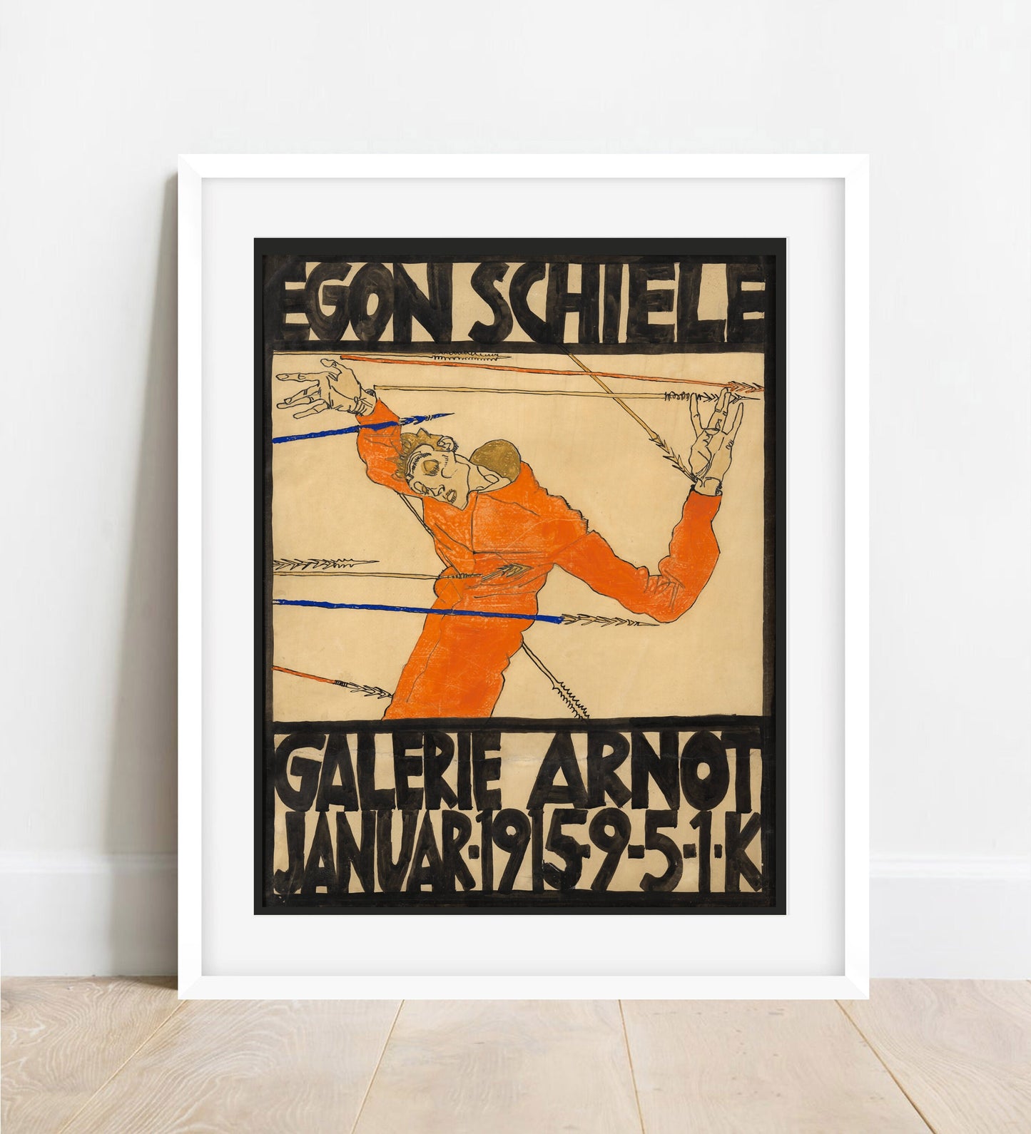 Egon Schiele Exhibition Print: Galerie Arnot, Expressionism Art