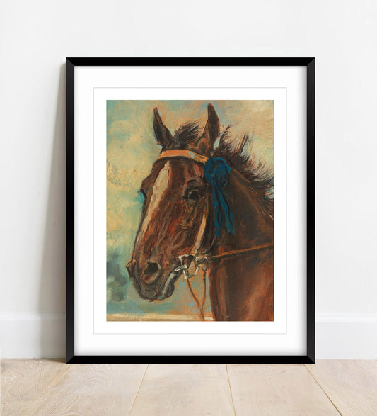 Ludwig Koch, A Winning Horse, Print