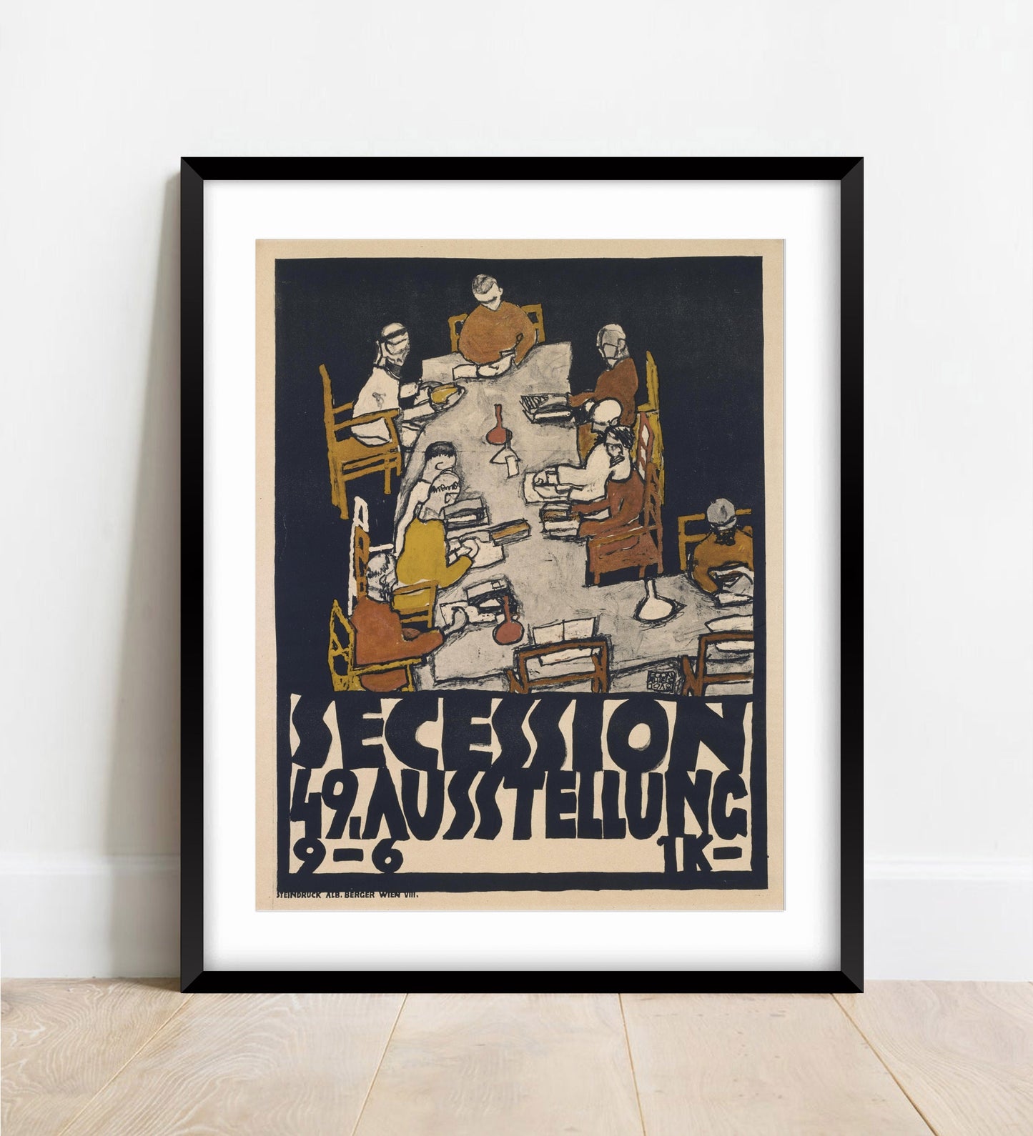 Egon Schiele, Secession 49 Exhibition Print