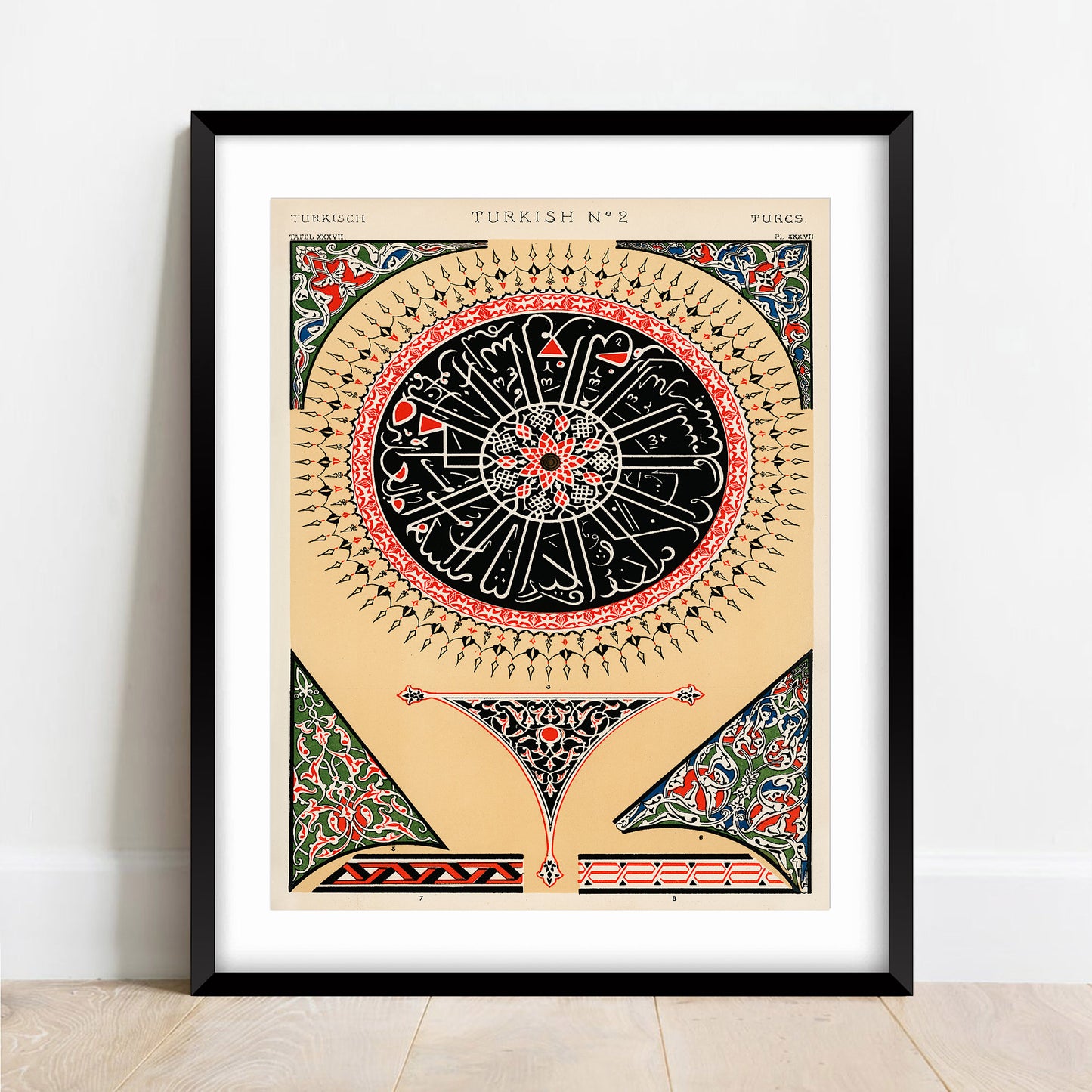 Vintage Turkish Patterns Print