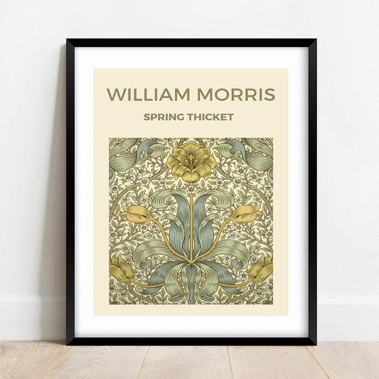 William Morris Print, Spring Thicket Design