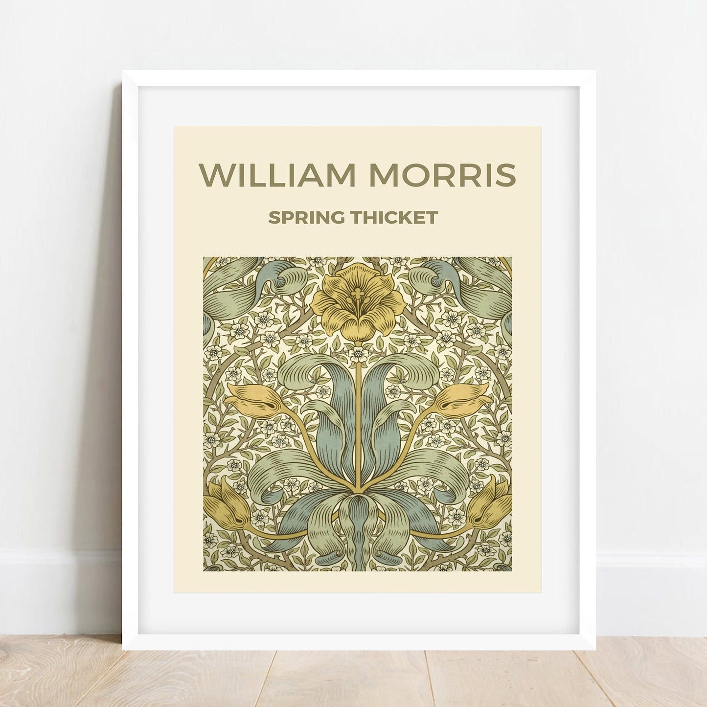 William Morris 'Spring Thicket' Art Nouveau Exhibition Poster