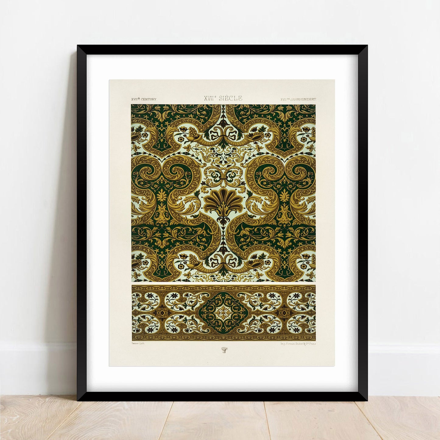 Vintage Lithographs 'L'ornement Polychrome' Print