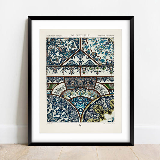 Vintage Lithographs 'L'ornement Print