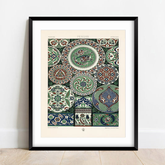 Vintage Lithographs 'L'ornement Polychrome' Print