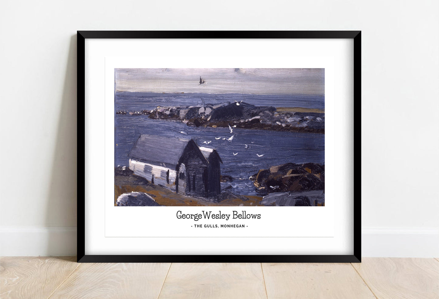 George Wesley Bellows,The Gulls, Monhegan Print
