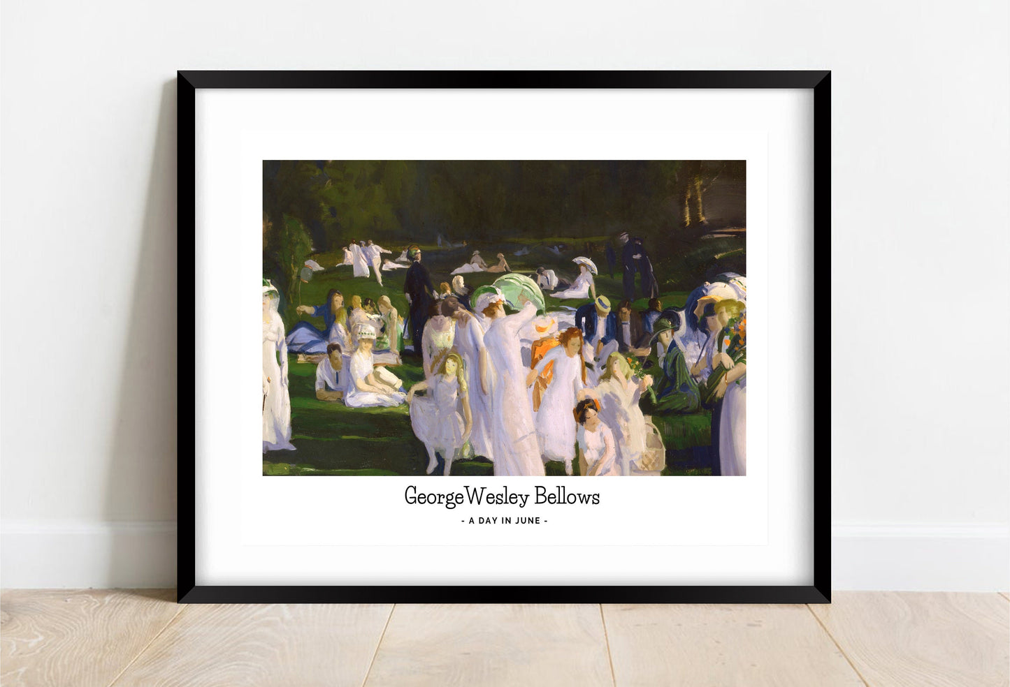George Bellows 'A Day in June' Print: Summer Impressionist Wall Art