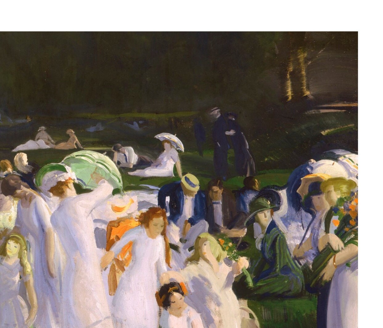 George Bellows 'A Day in June' Print: Summer Impressionist Wall Art