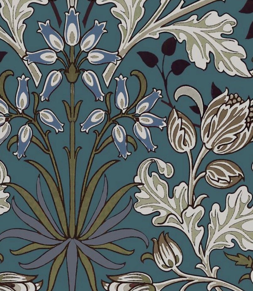 William Morris Hyacinth Print: Vintage Floral Wall Art