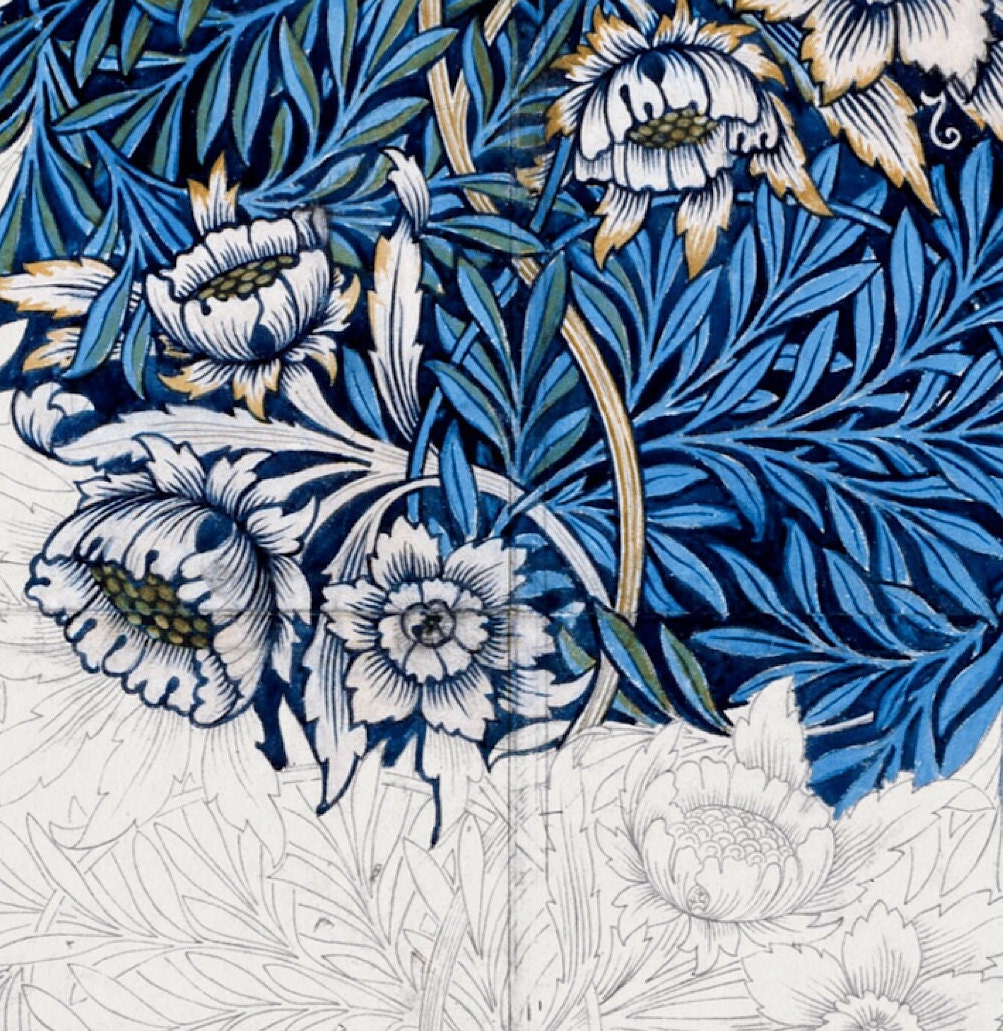 William Morris 'Tulip and Willow' Exhibition Poster: Art Nouveau Wall Art