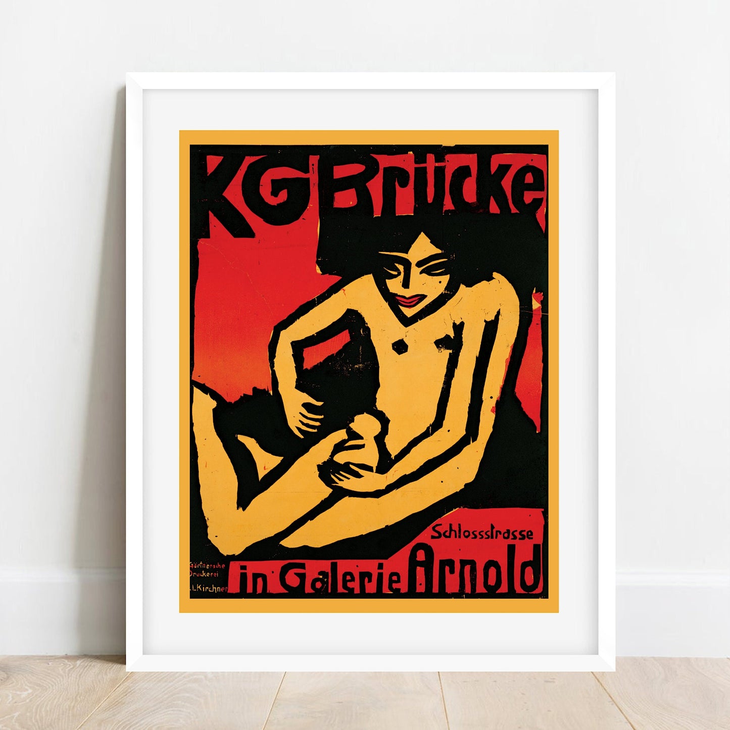 Ernst Ludwig Kirchner - Die Brücke Exhibition Vintage Poster Art Print