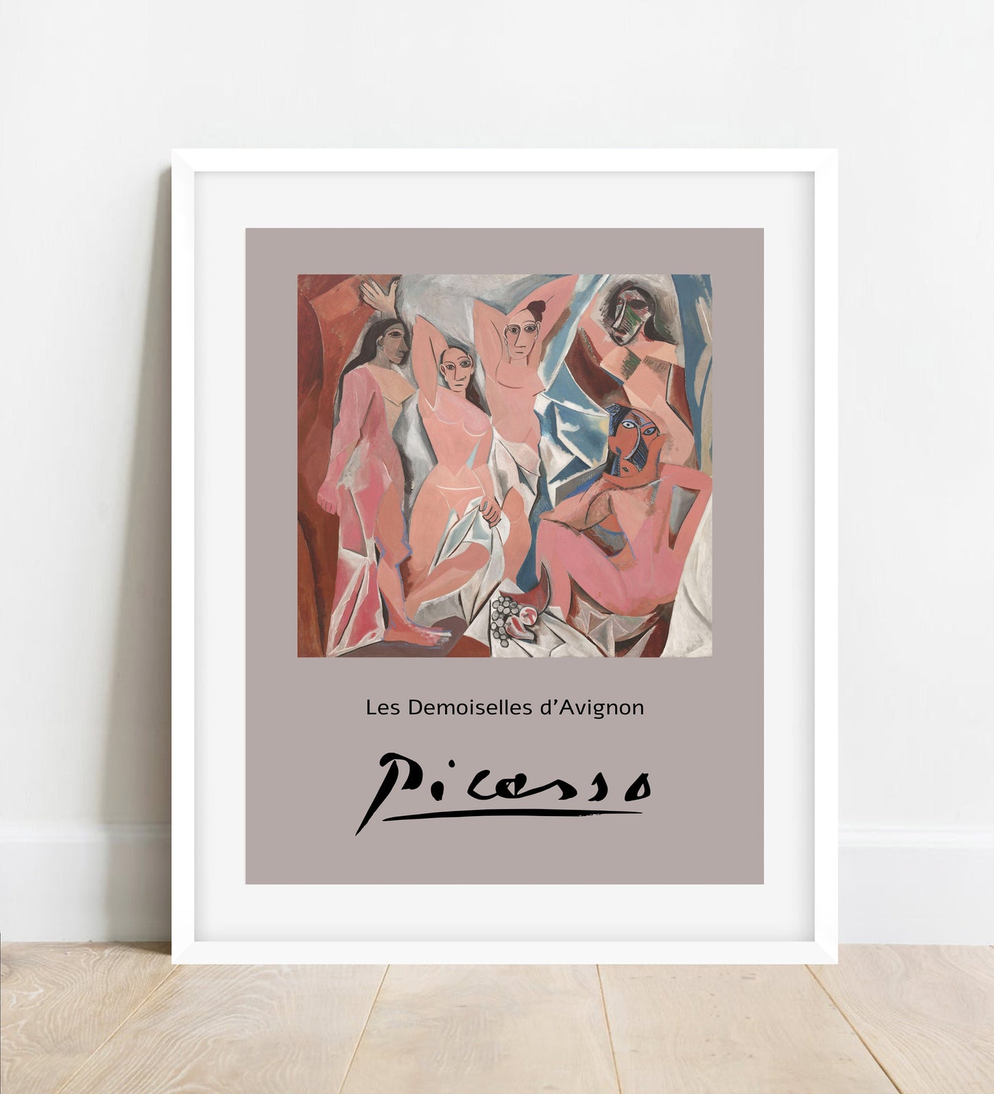 Picasso's Les Demoiselles d'Avignon: Cubism Art Print