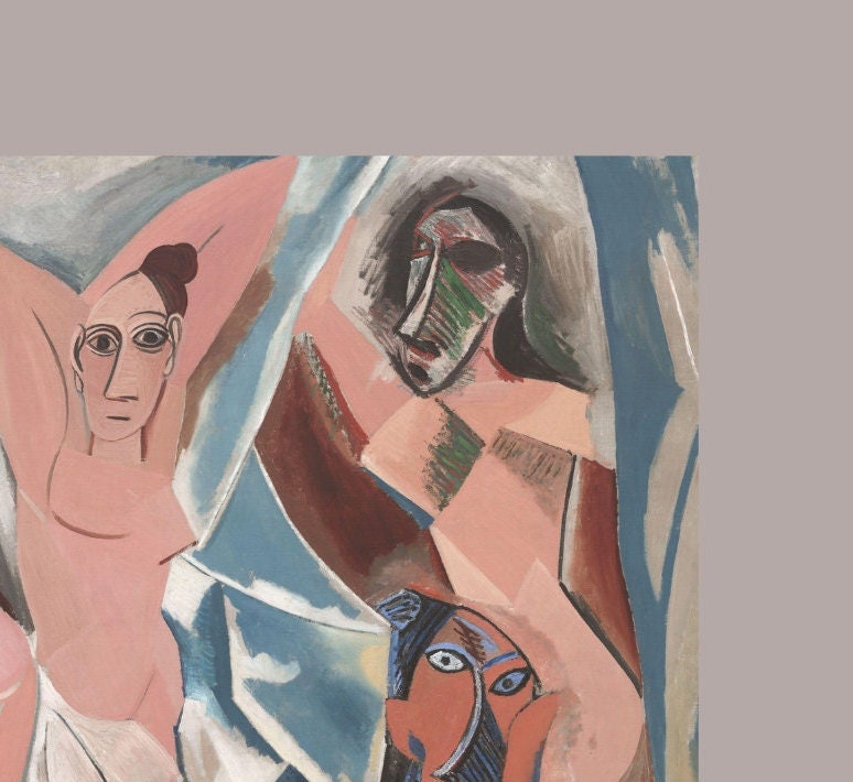 Picasso's Les Demoiselles d'Avignon: Cubism Art Print