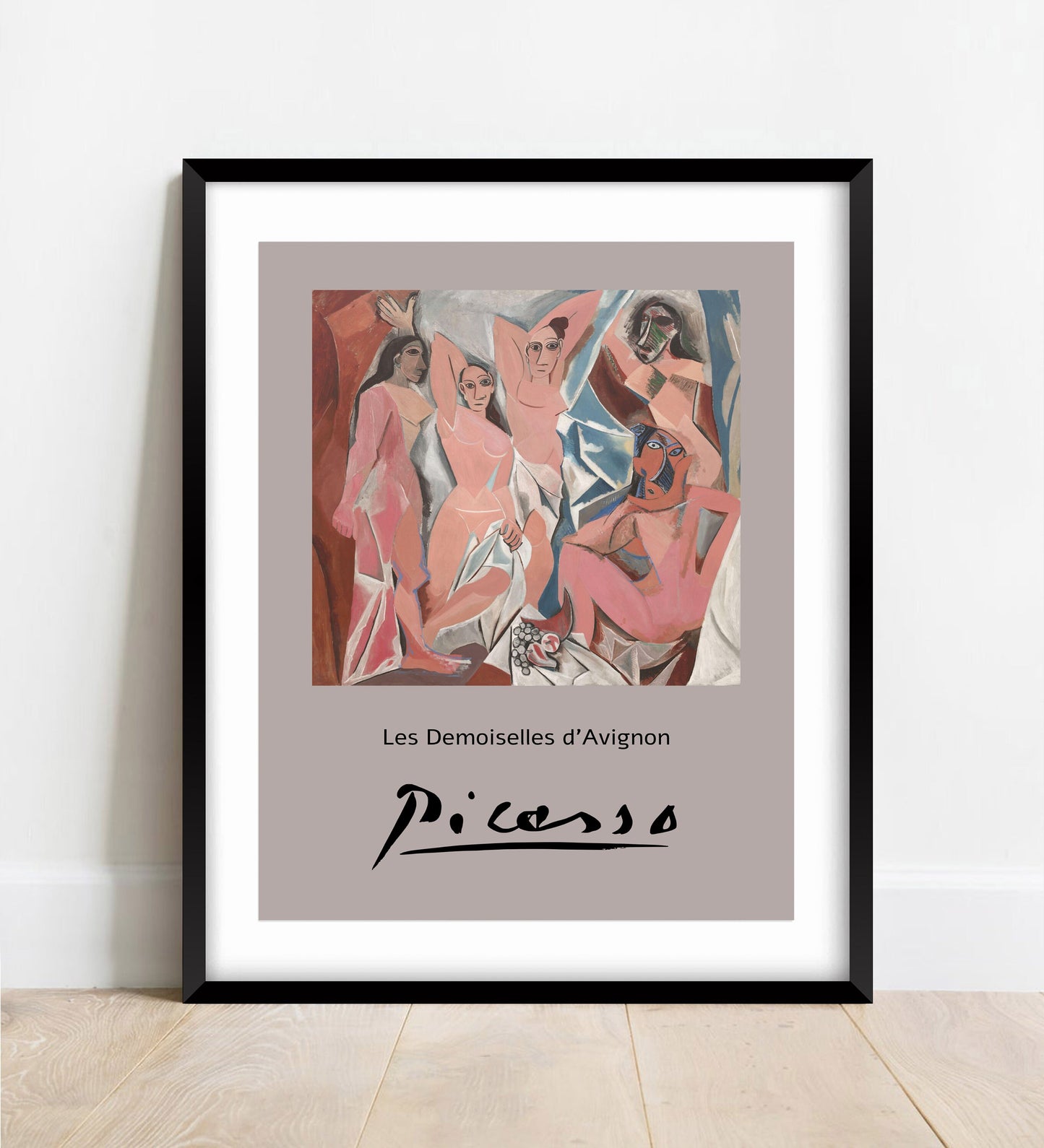 Picasso's Les Demoiselles d'Avignon: Cubism Art Print