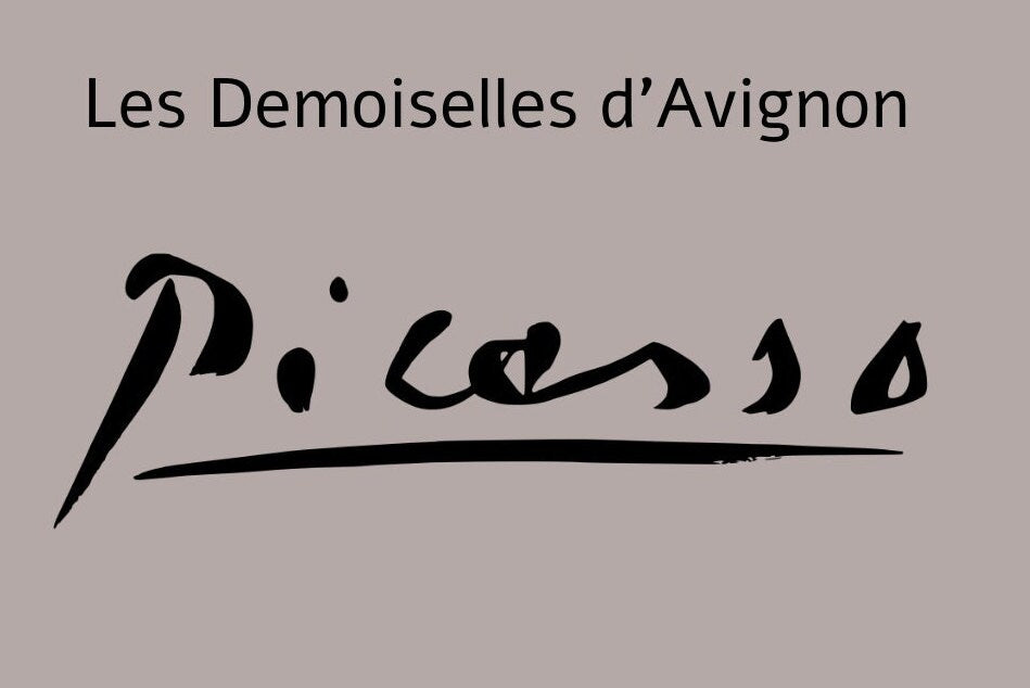 Picasso's Les Demoiselles d'Avignon: Cubism Art Print