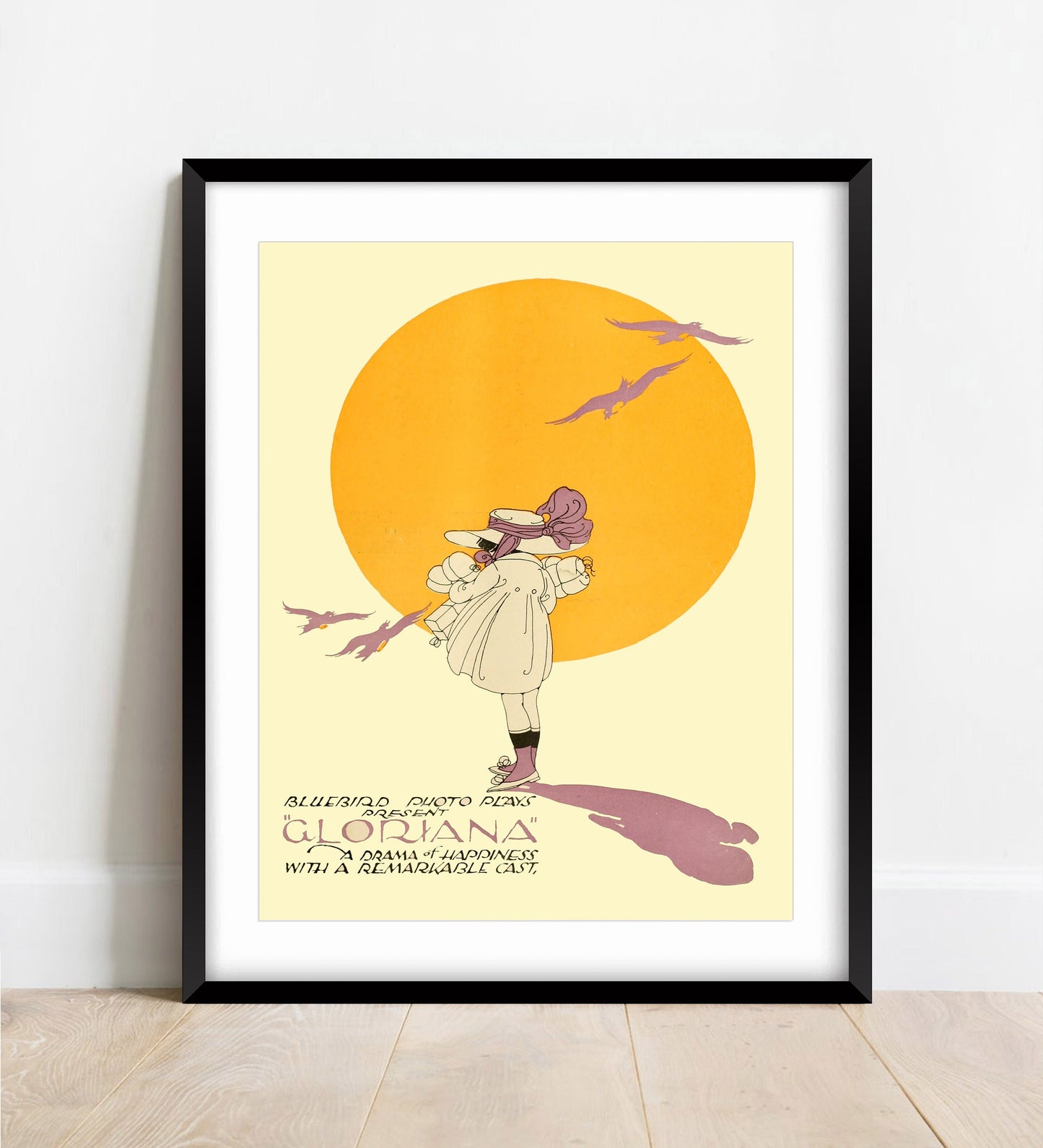 Gloriana Vintage Poster 1919: Art Nouveau Gallery Wall Art