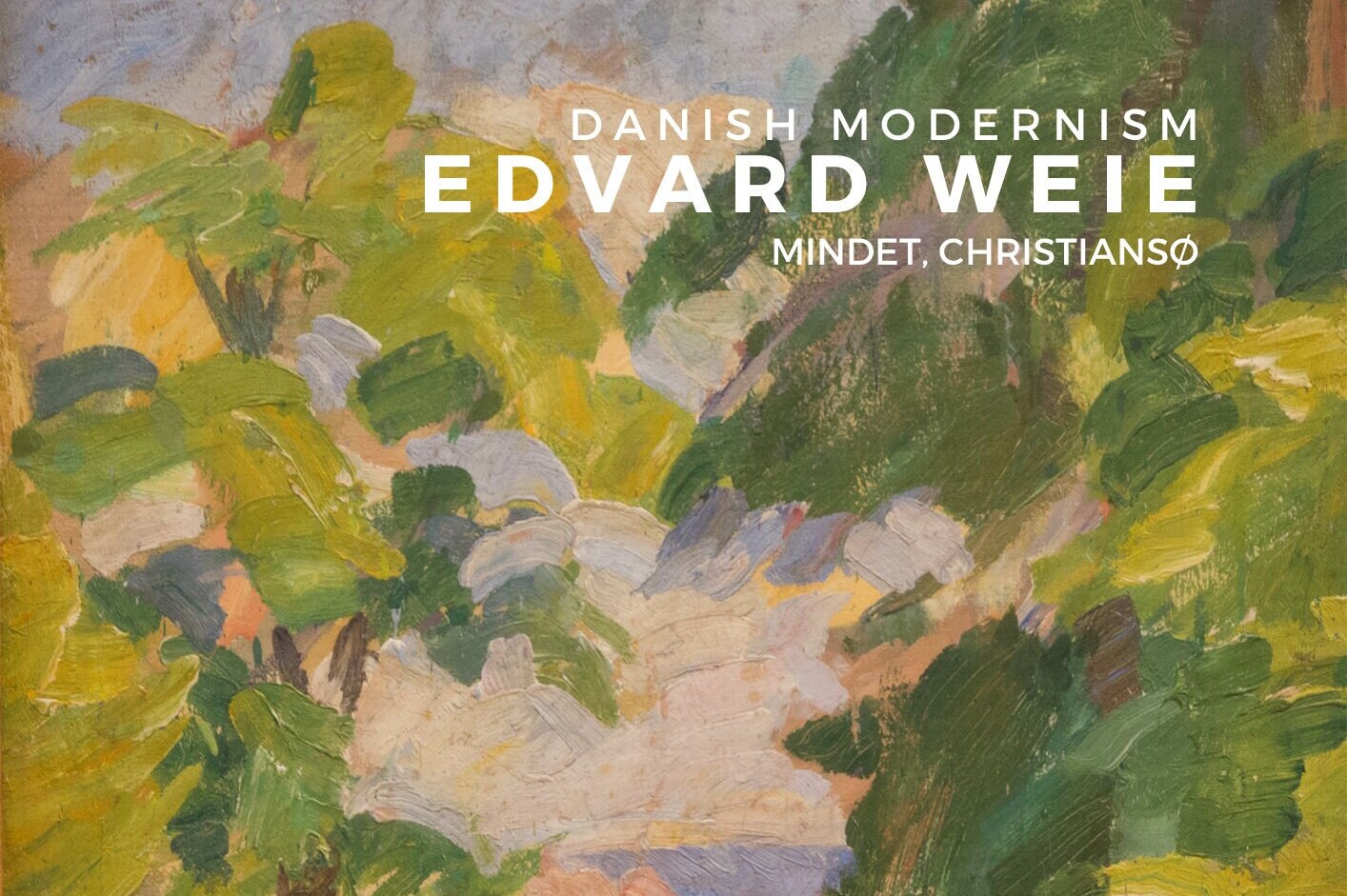 Edvard Weie Painting Print: Danish Art, Christiansø Landscape (Giclee)