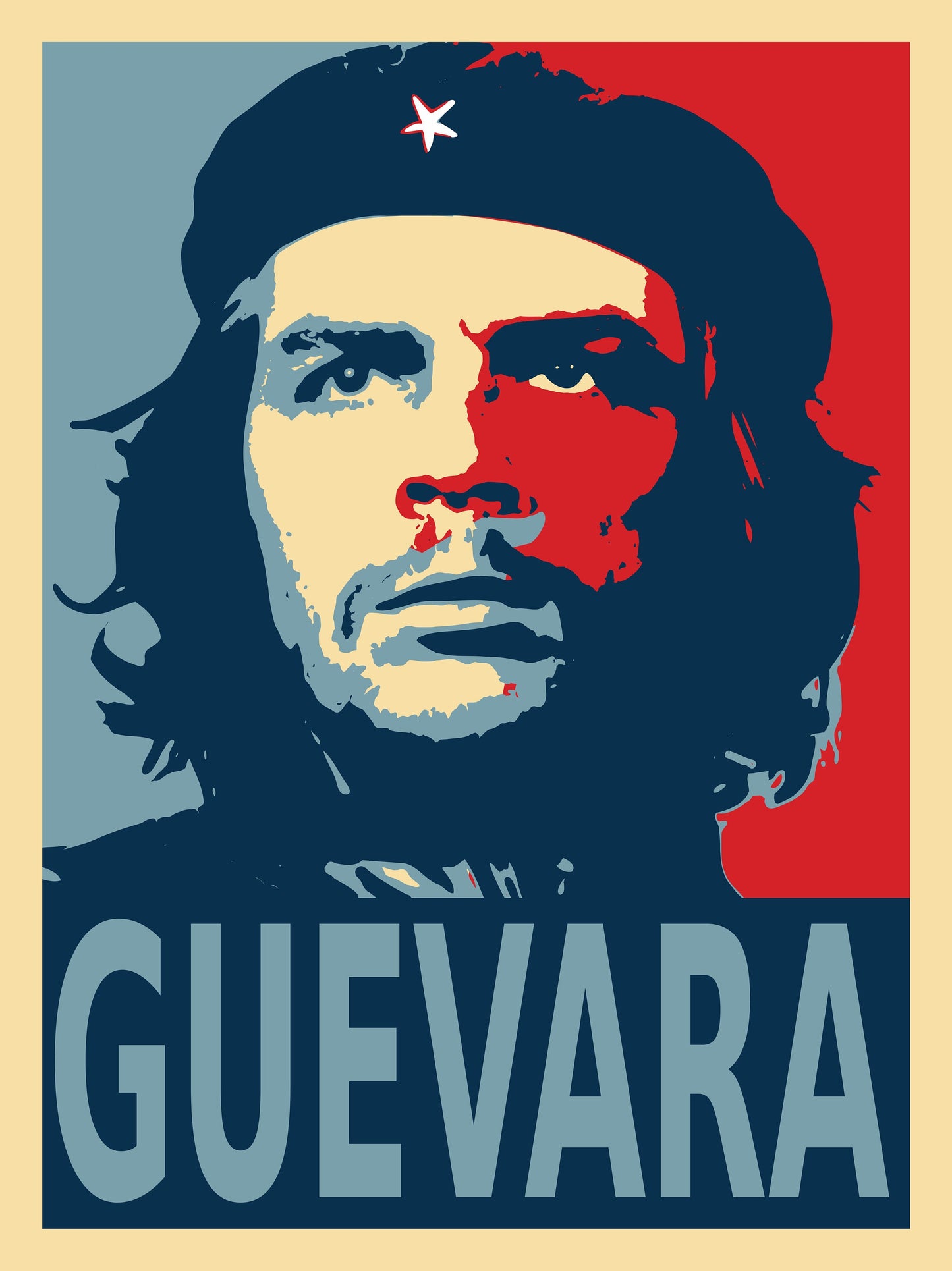 Che Guevara Vintage Poster – Fine Art Print, Cuba Wall Art