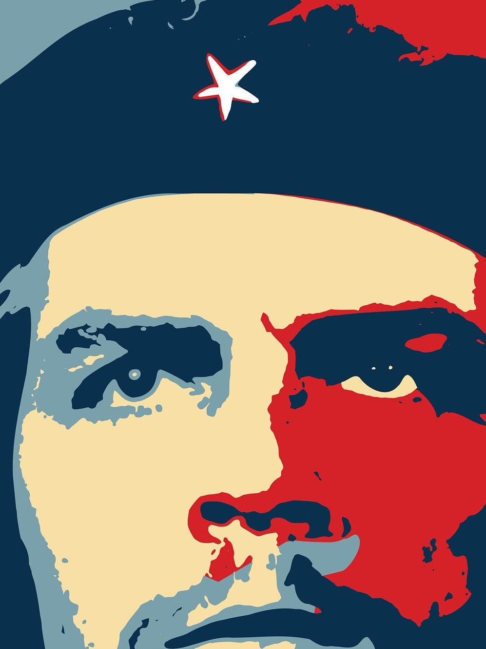 Che Guevara Vintage Poster – Fine Art Print, Cuba Wall Art