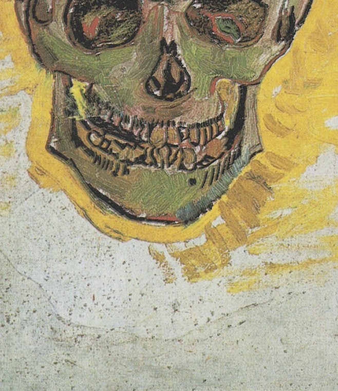 Van Gogh Skull Art Print: Gallery Quality Fine Art Paper