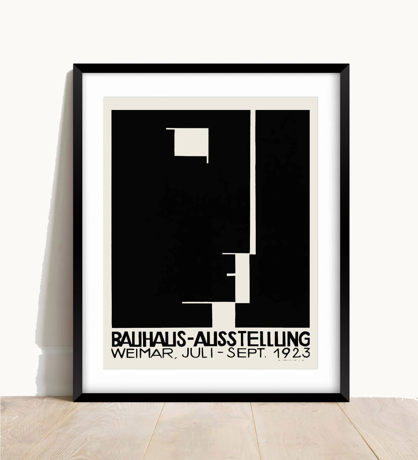 Bauhaus 1923 Exhibition Poster: Modernist Gallery Wall Art
