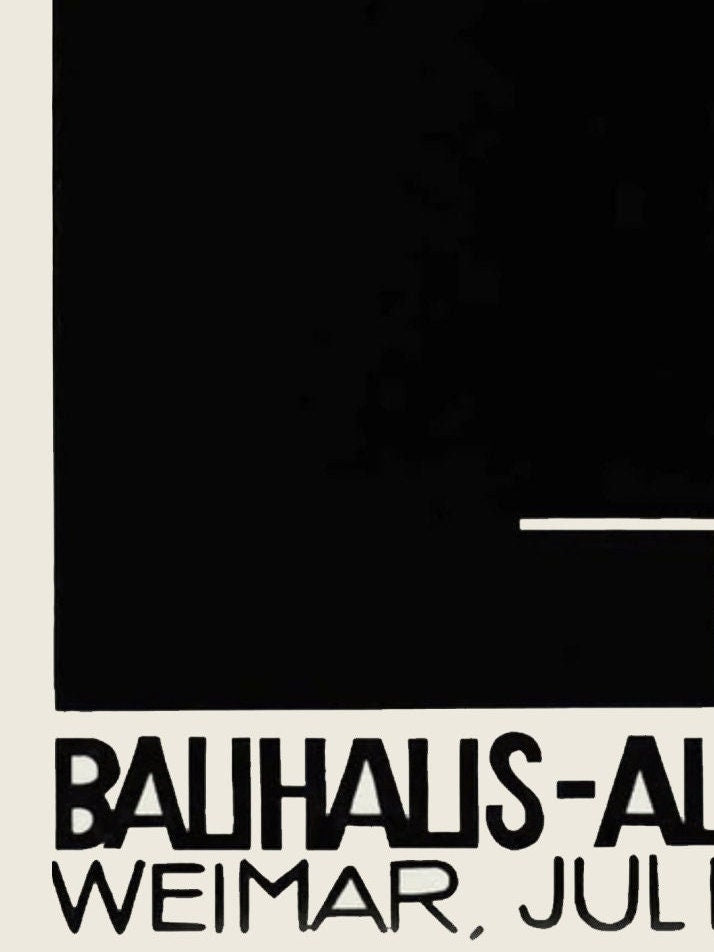 Bauhaus 1923 Exhibition Poster: Modernist Gallery Wall Art