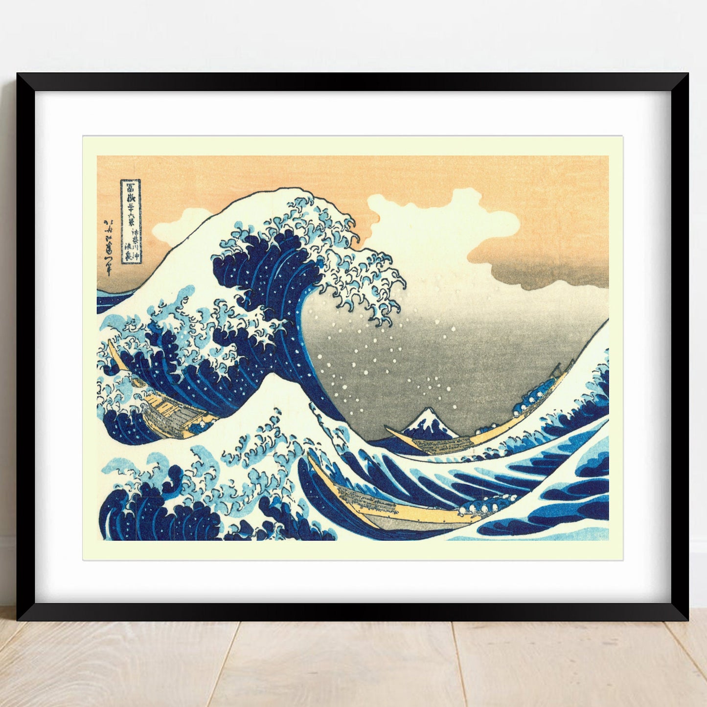 The Wave off Kanagawa Art Print, Hokusai Woodblock, Japanese Decor