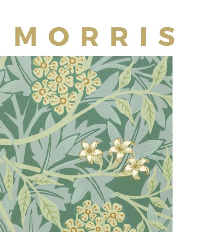 William Morris 'Jasmine' Art Nouveau Floral Print - Victoria & Albert Museum