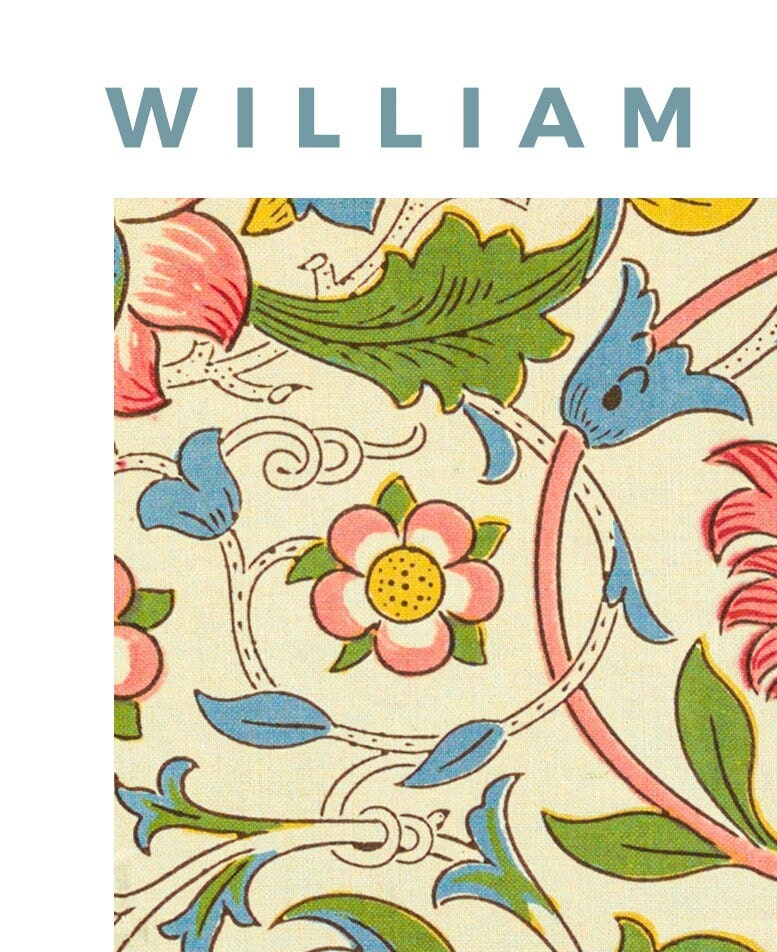 William Morris Lodden Print: Art Nouveau Floral Wall Art