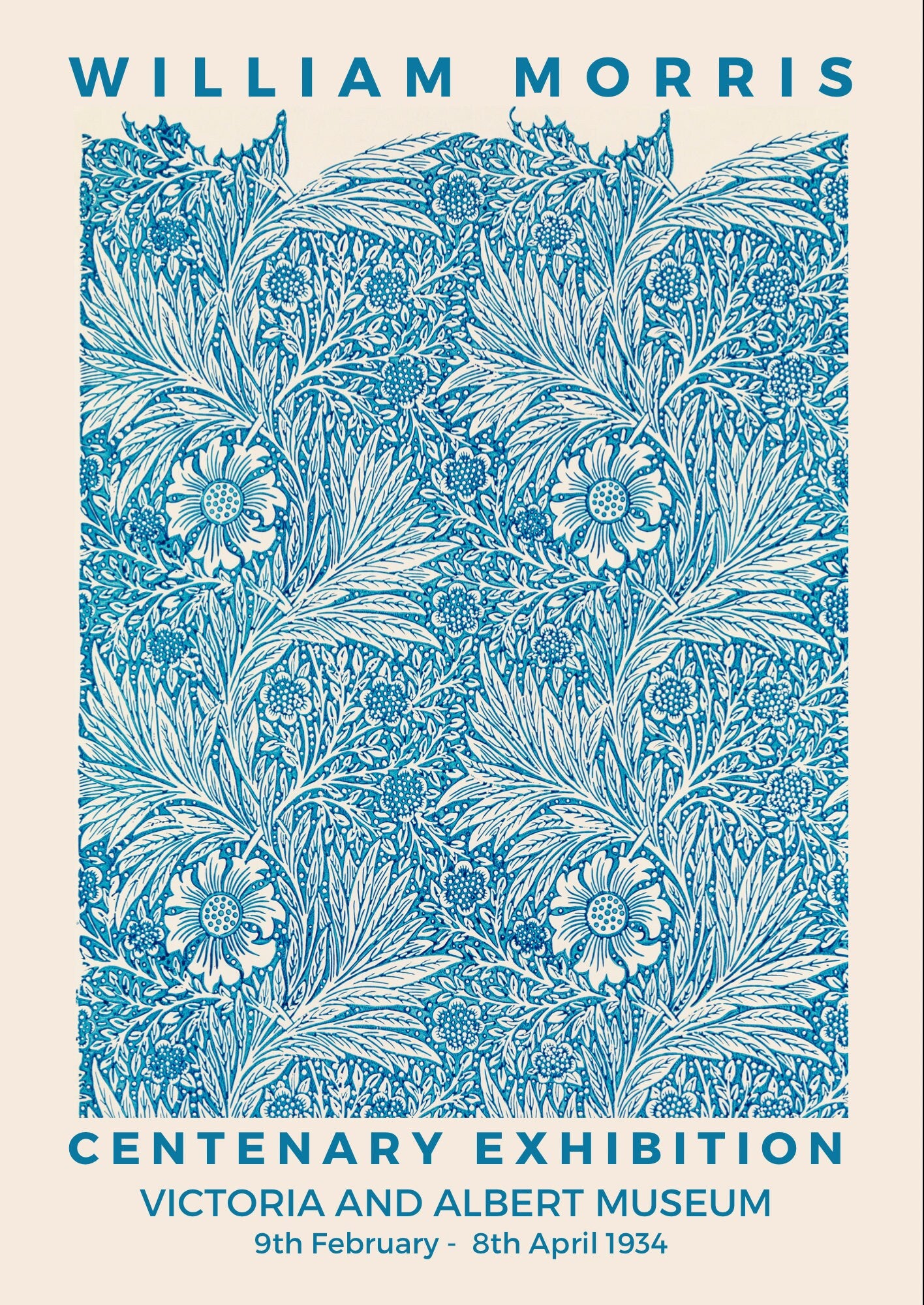 William Morris Marigold Print: Art Nouveau Floral Wall Art